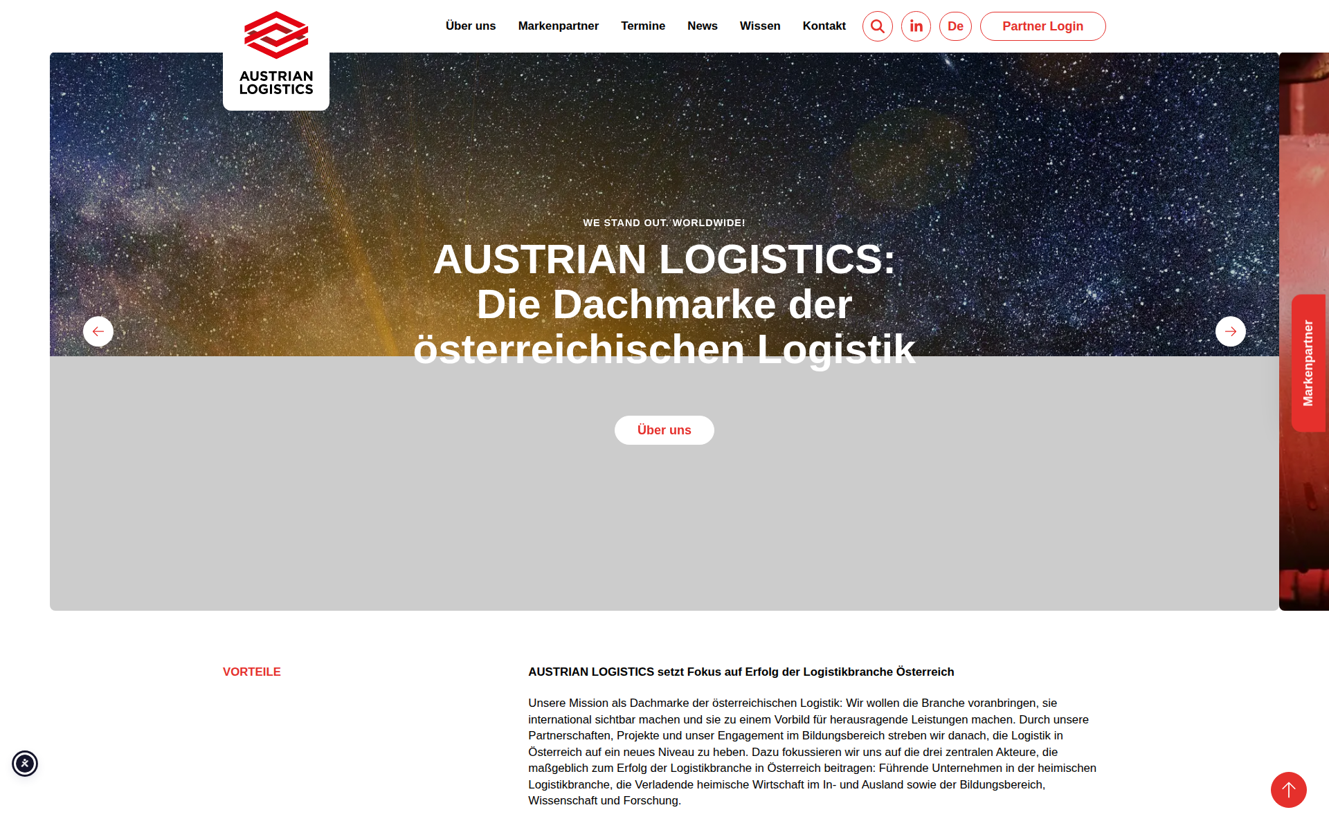 austrianlogistics.at 主页截图