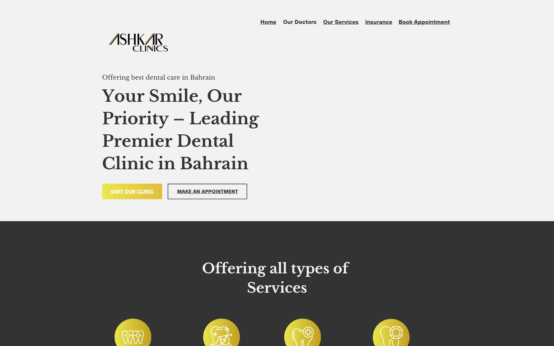 ashkarclinics.com 首页