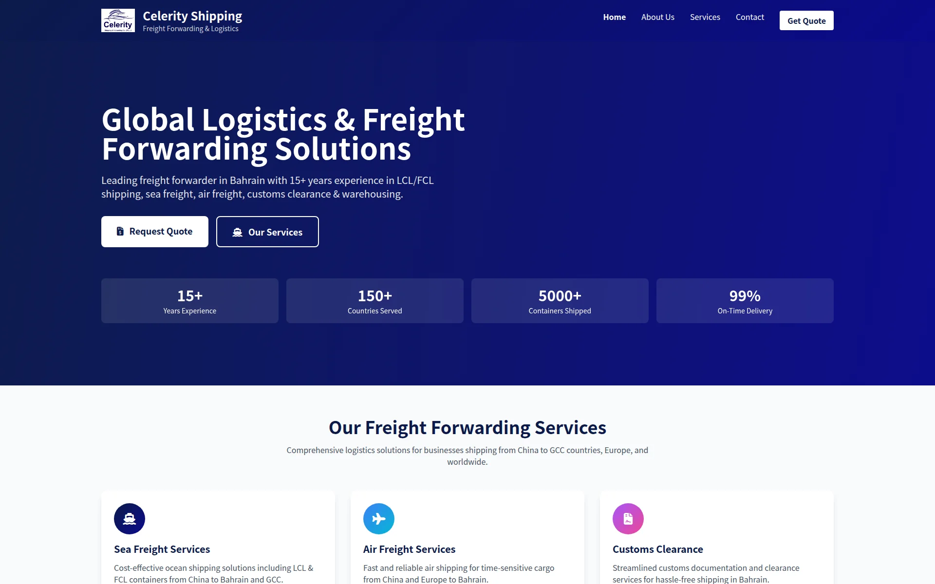 celerityship.com 首页