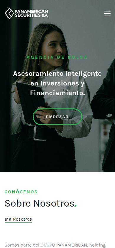 panamericansec.com.bo 主页截图