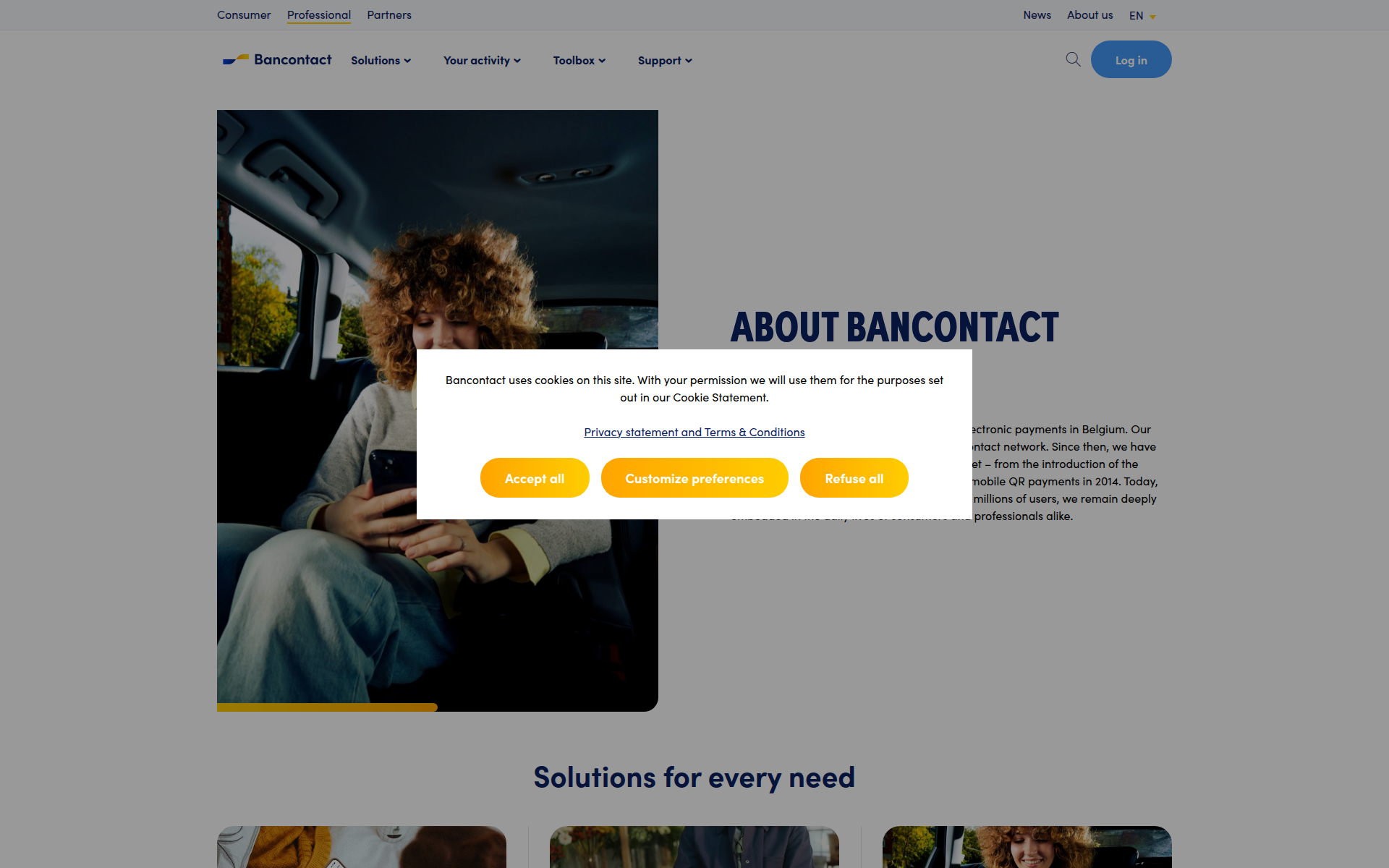 bancontact.com 首页