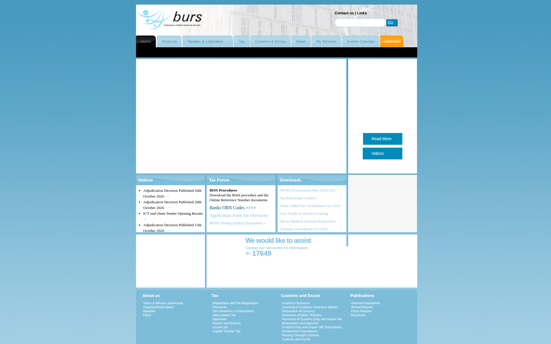 burs.org.bw 首页
