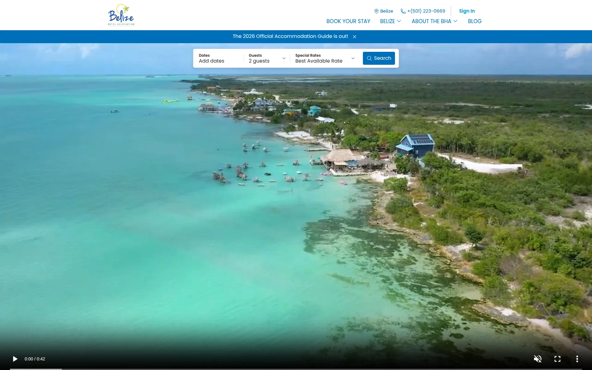 belizehotels.org 首页
