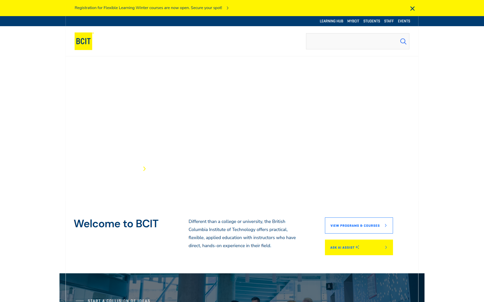 bcit.ca 主页截图
