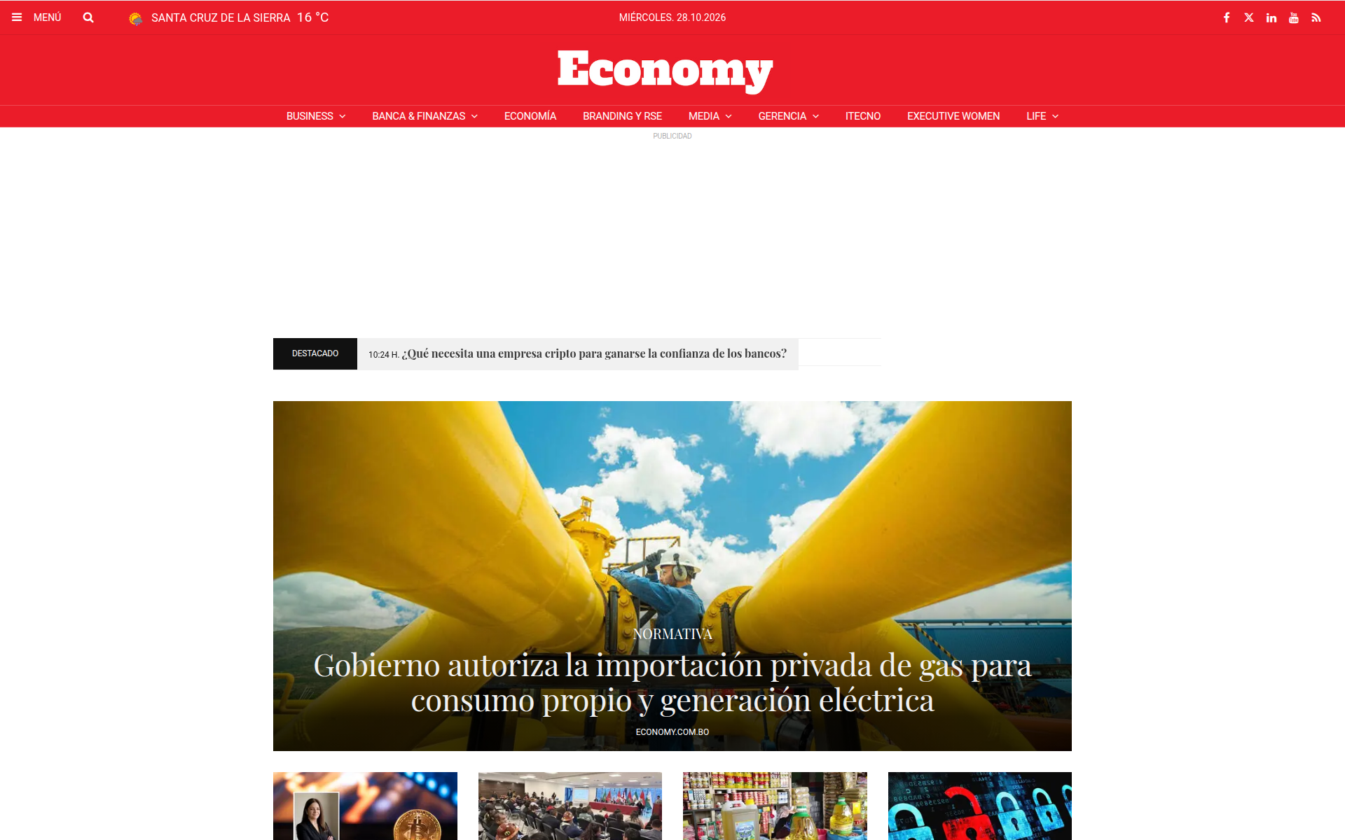 economy.com.bo 首页