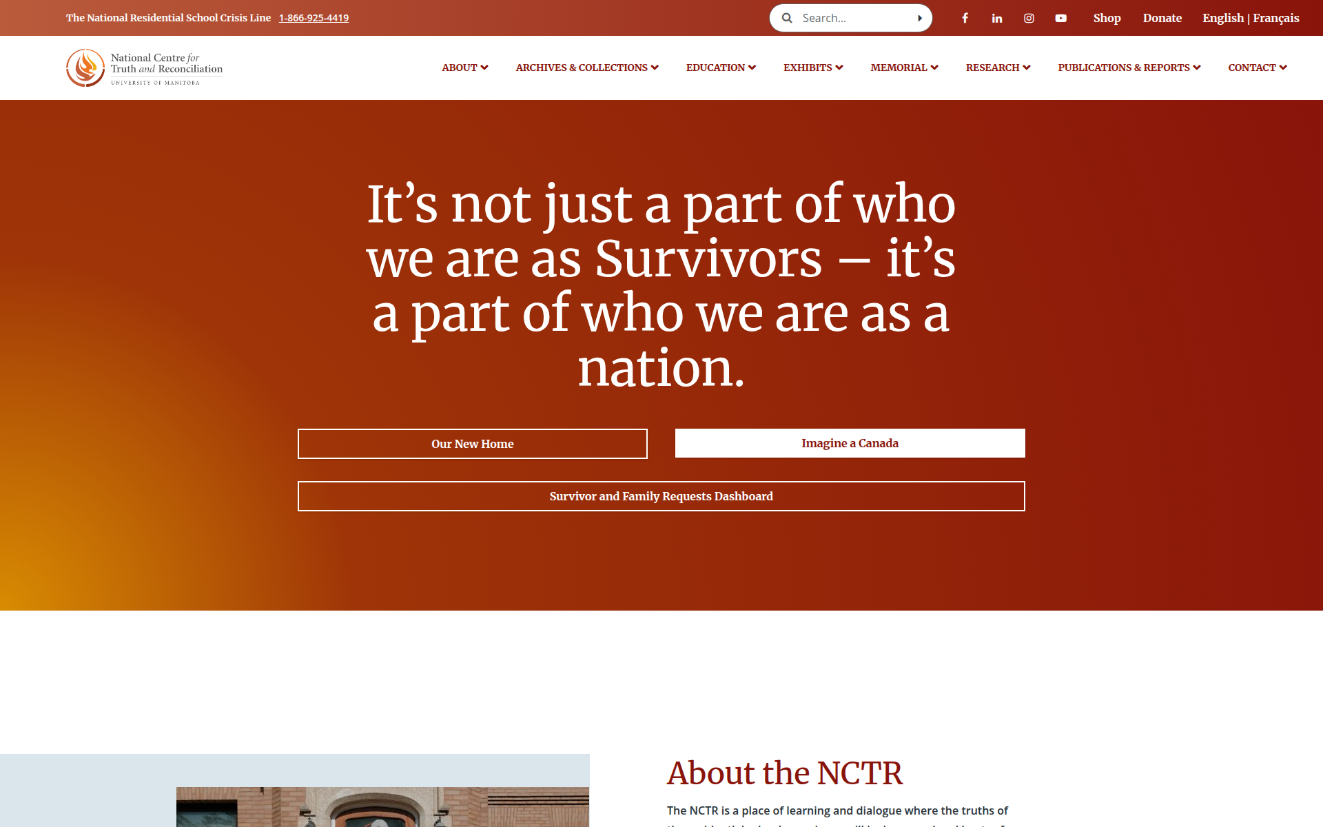 nctr.ca 首页