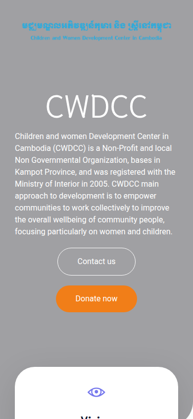 cwdcc.org 主页截图