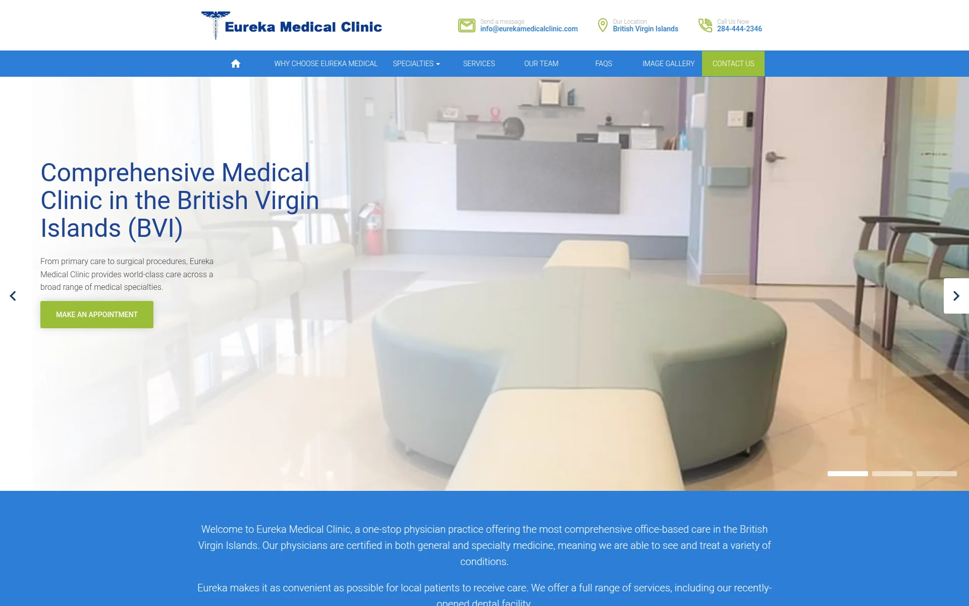 eurekamedicalclinic.com 首页