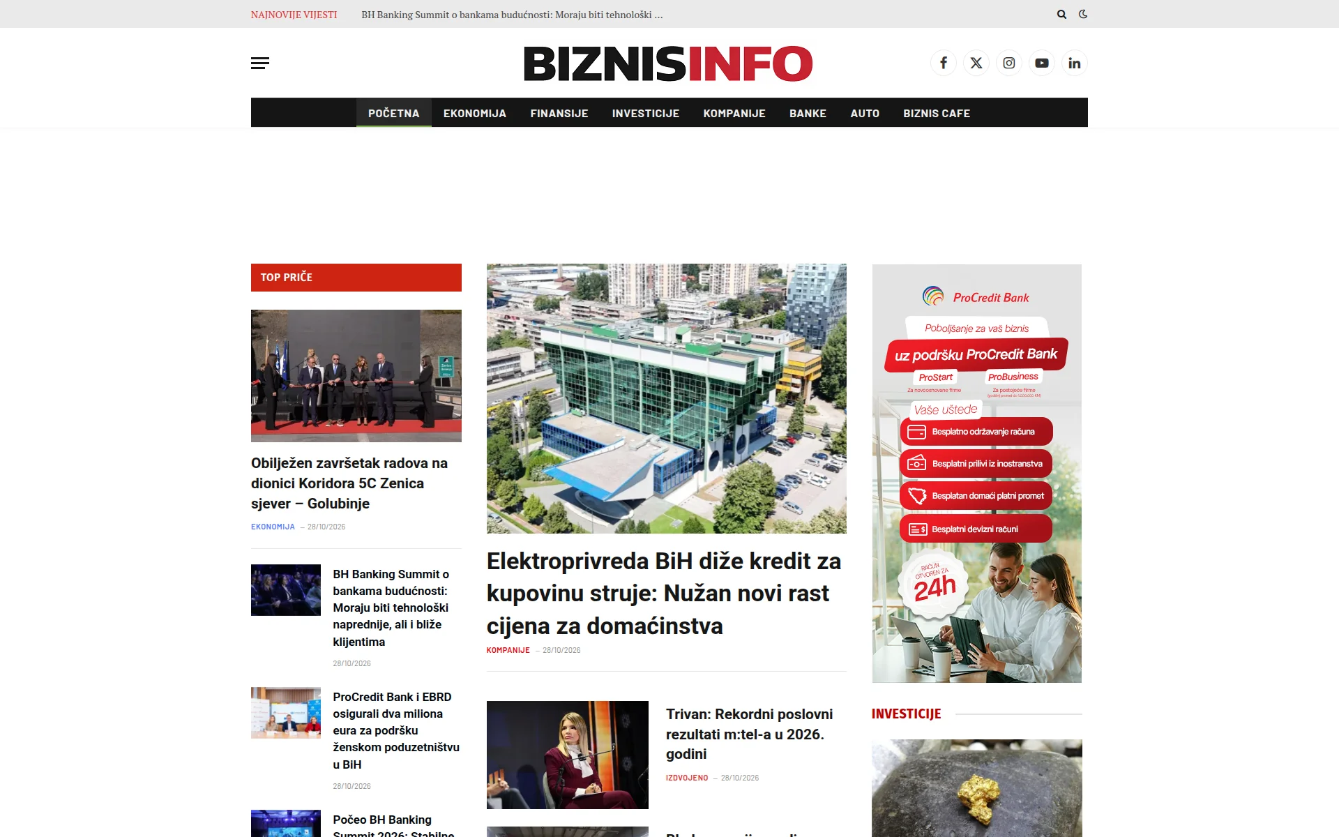biznisinfo.ba 首页