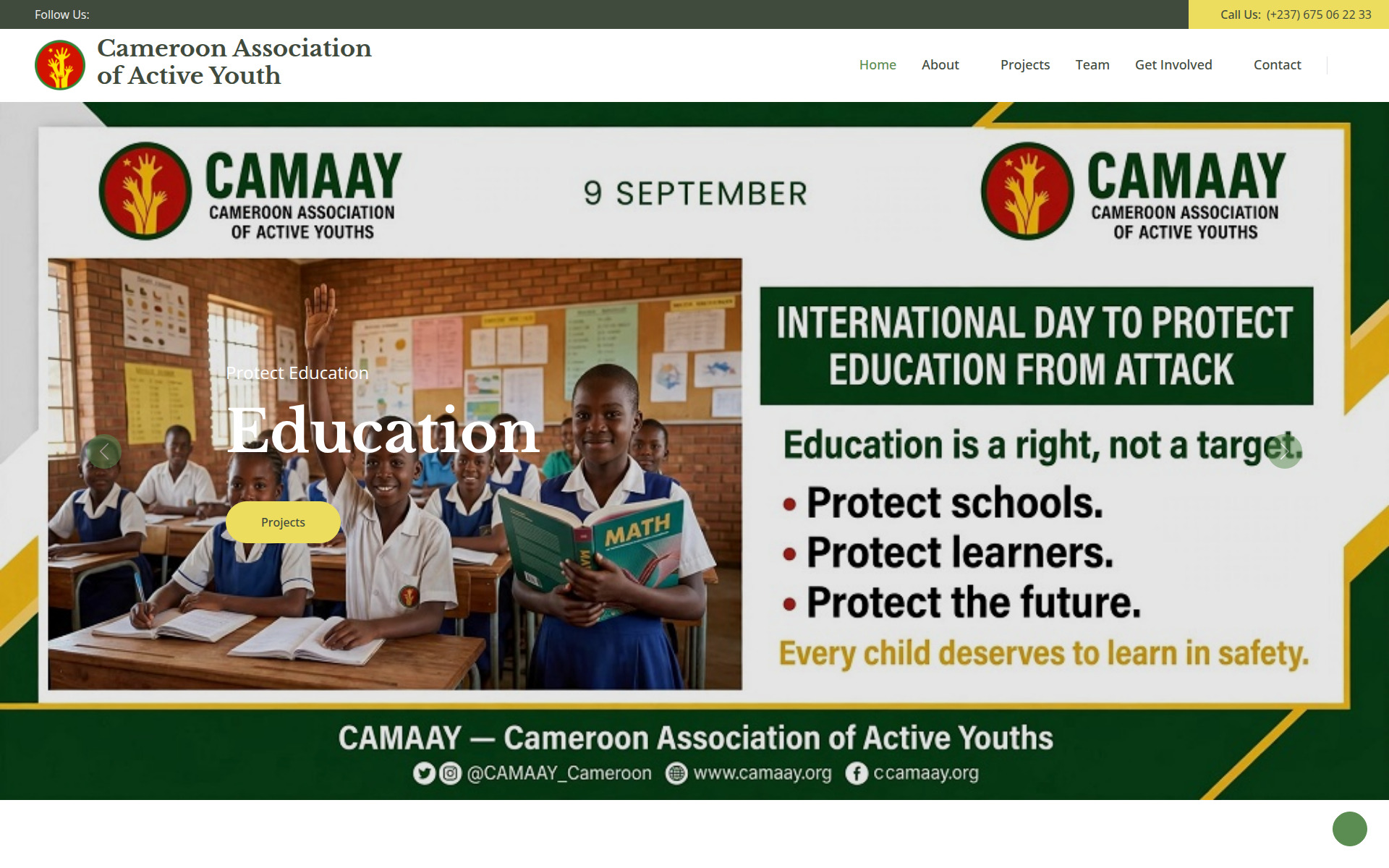 camaay.org 主页截图