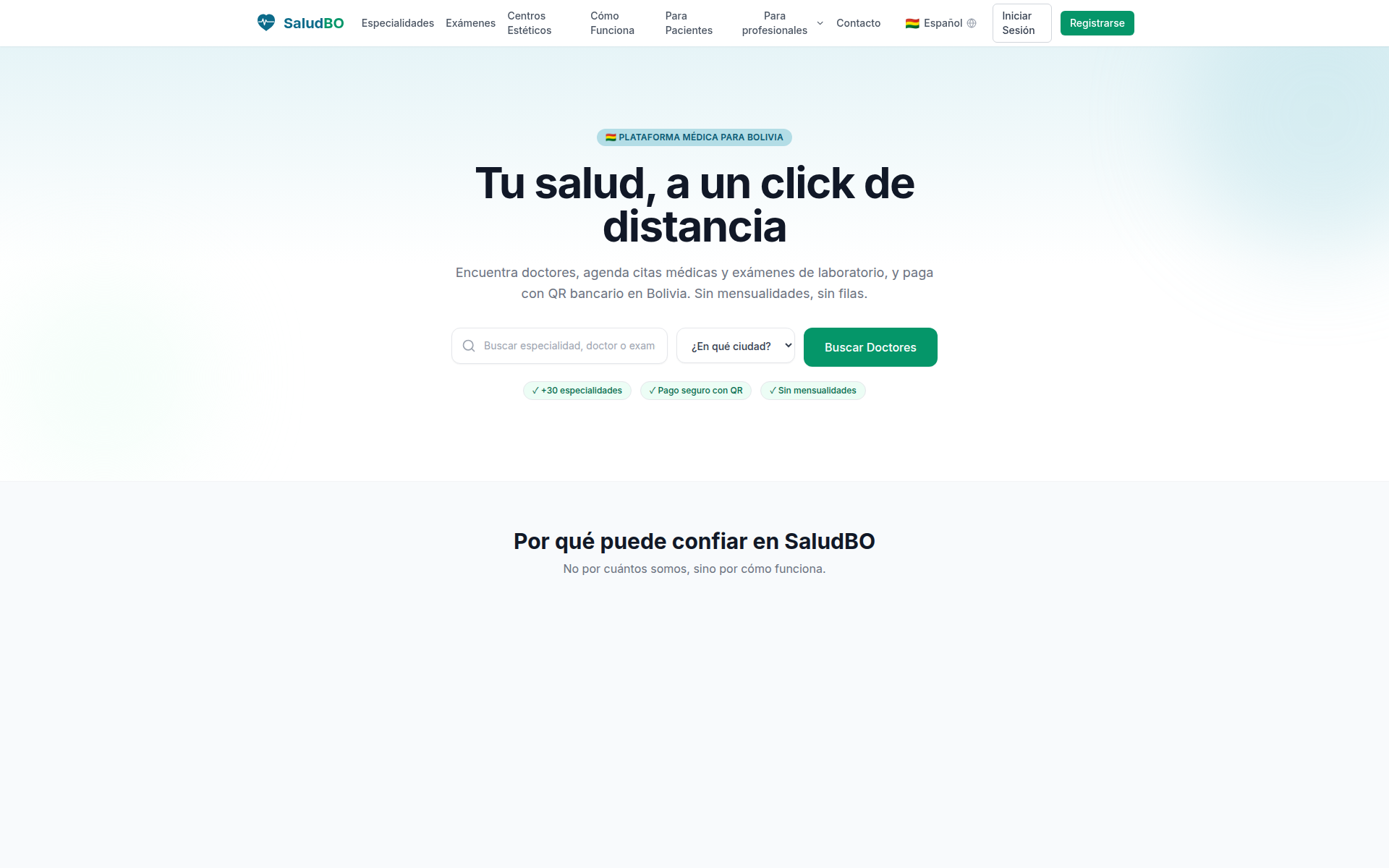 saludbo.com 主页截图