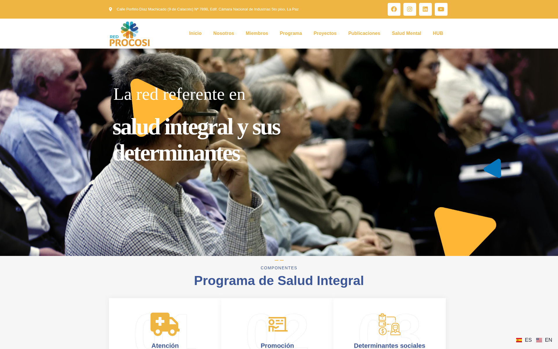 procosi.org.bo 主页截图