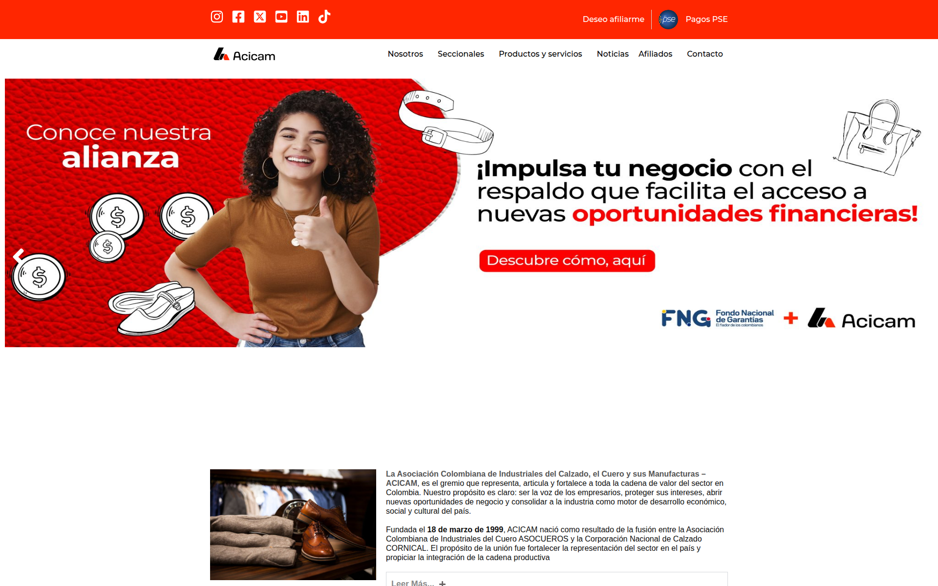 acicam.org 主页截图