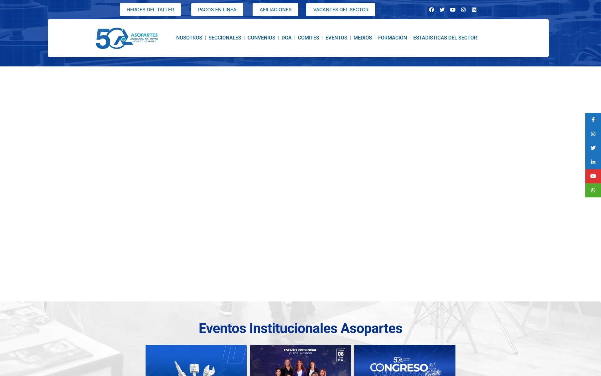 asopartes.com 主页截图