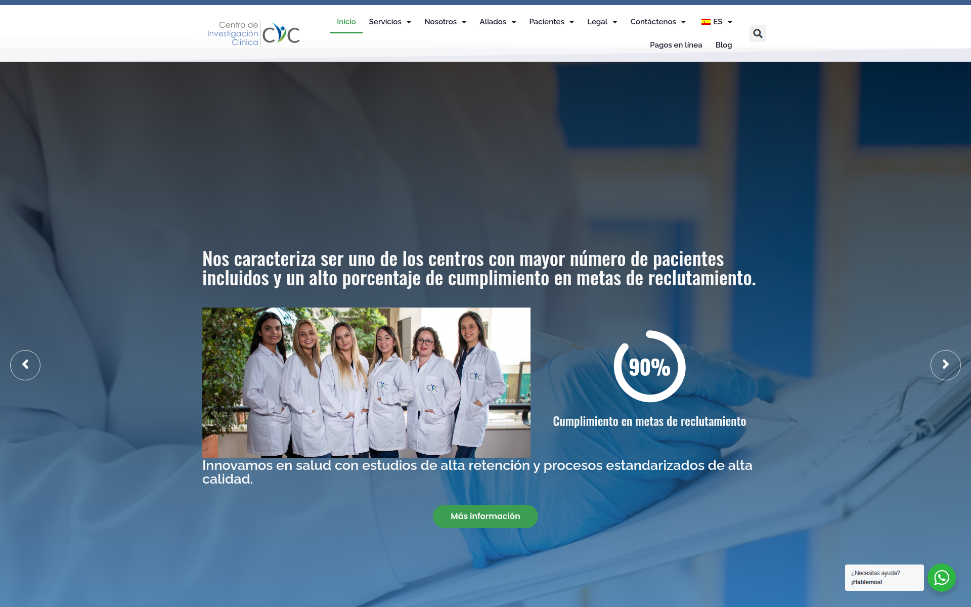 centrocic.com 主页截图