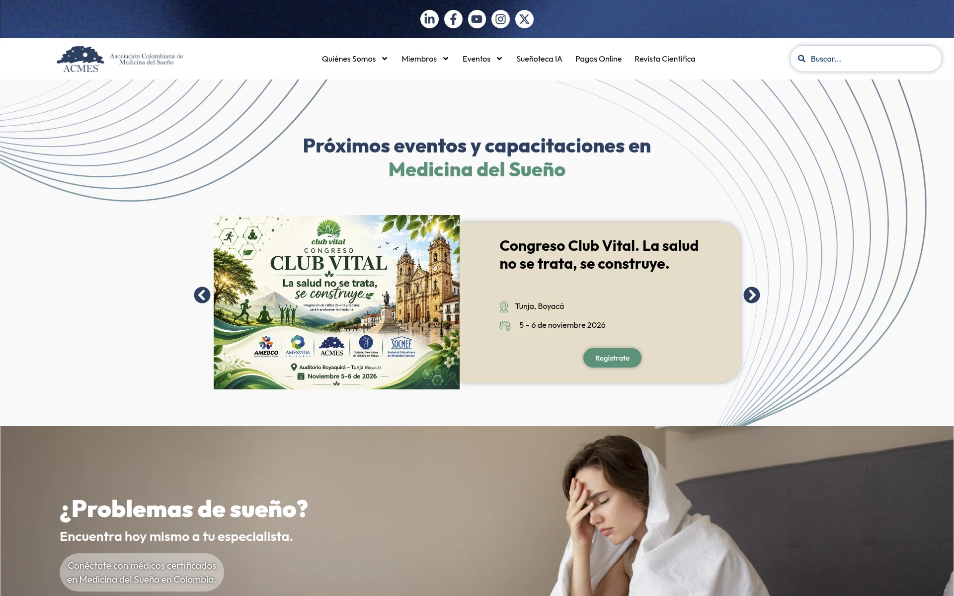 acmes.com.co 主页截图