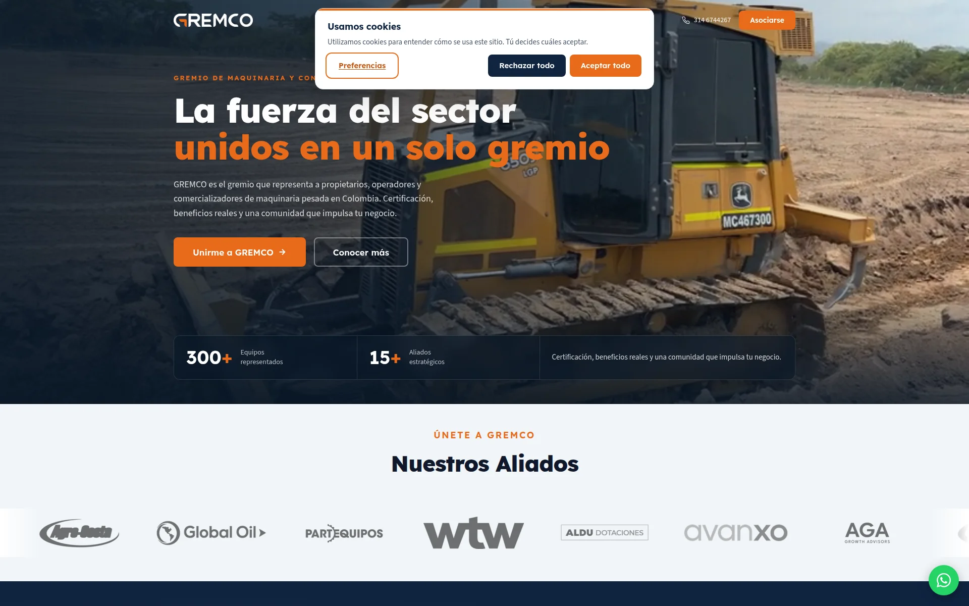 gremco.com.co 主页截图