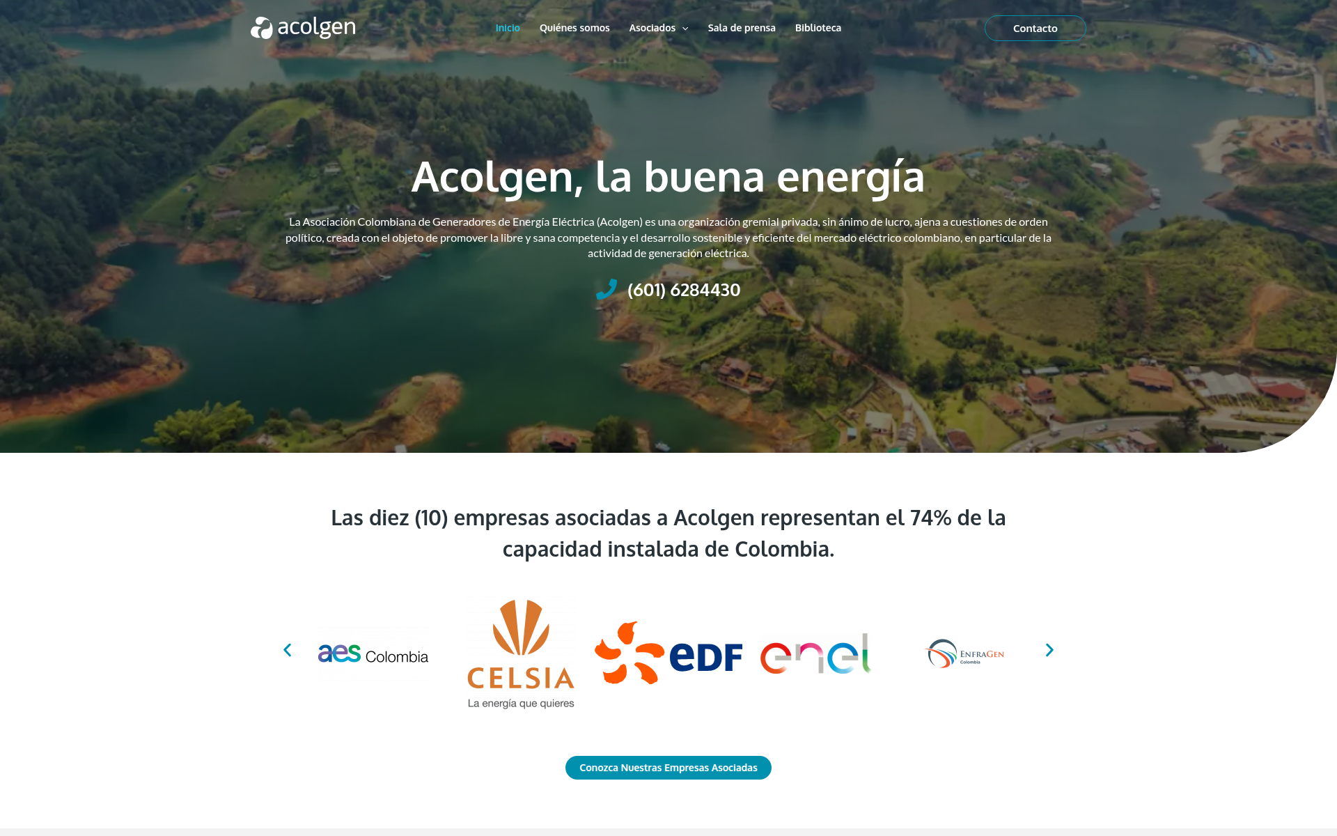 acolgen.org.co 主页截图