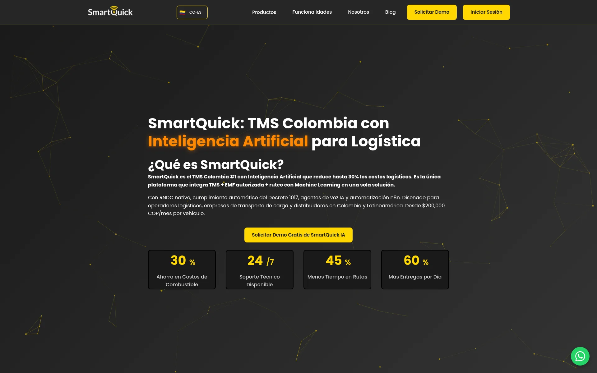 smartquick.ai 主页截图