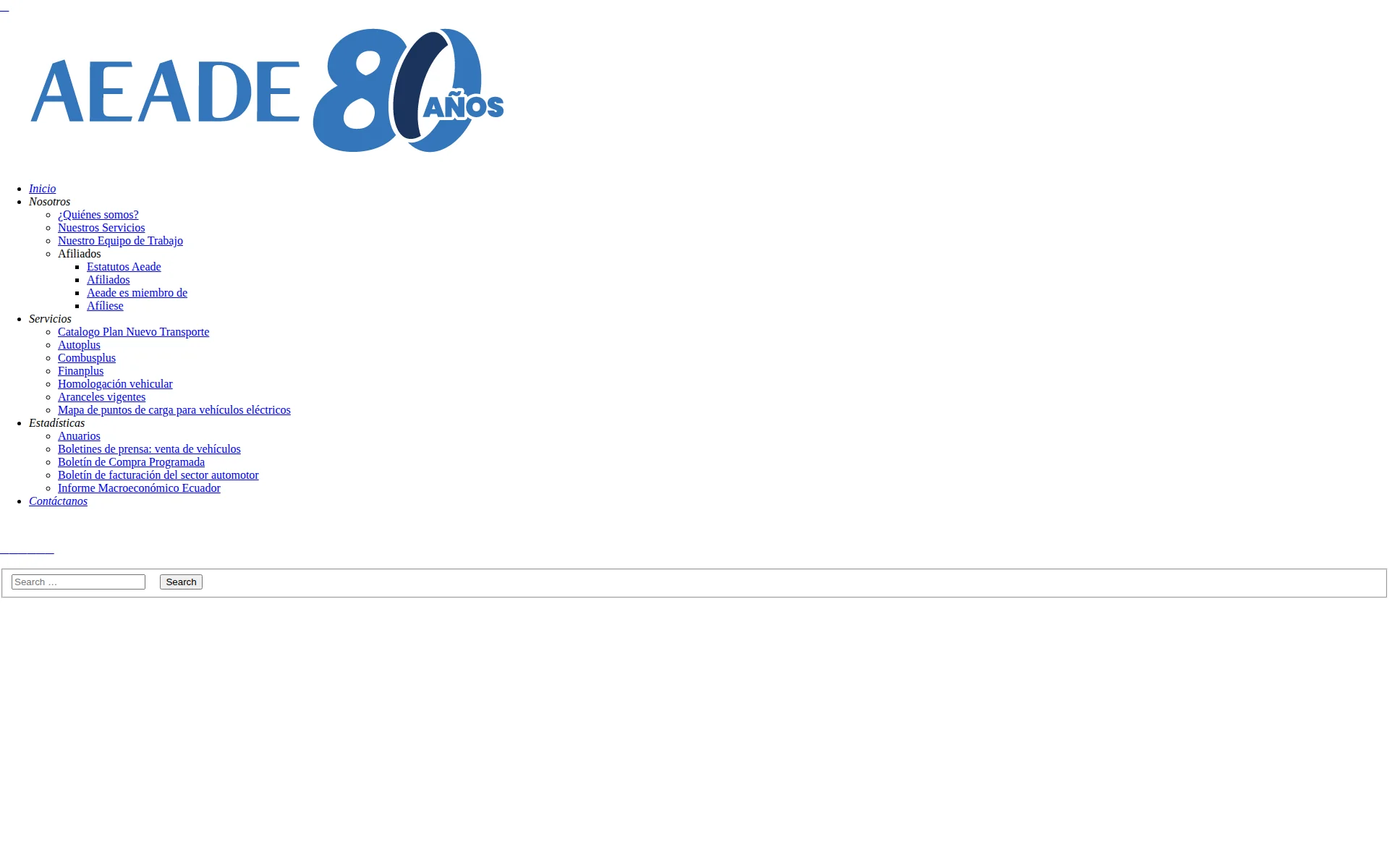 aeade.net 主页截图